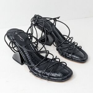 Sam Edelman Circus Blanche Heeled Sandals, Black, Women's 6